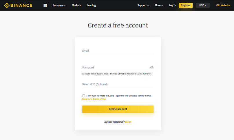 account anlegen
