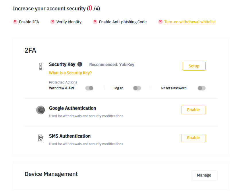 sicherheit 2fa