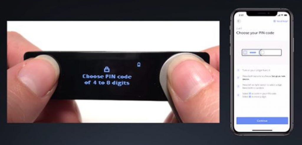 ledger nano x test - einrichten2