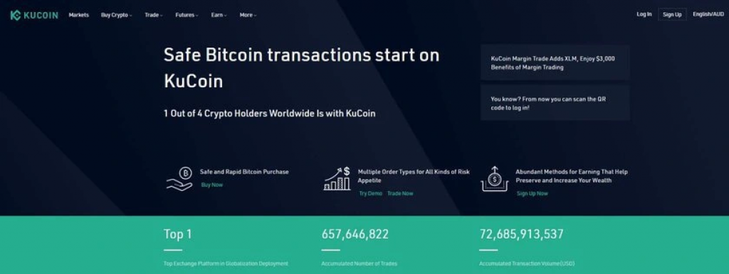 KuCoin website