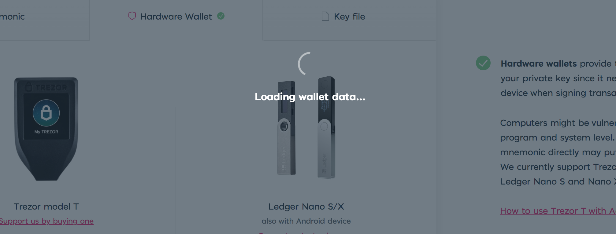 does ledger live support cardano