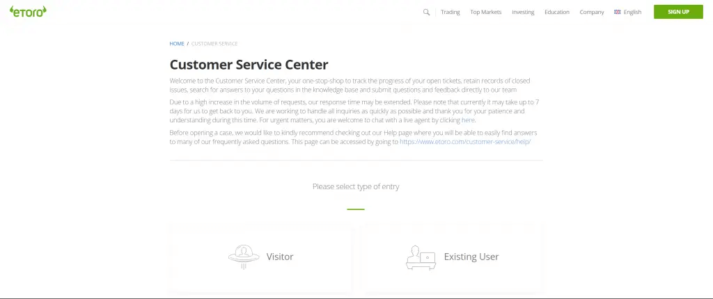 etoro customer-service
