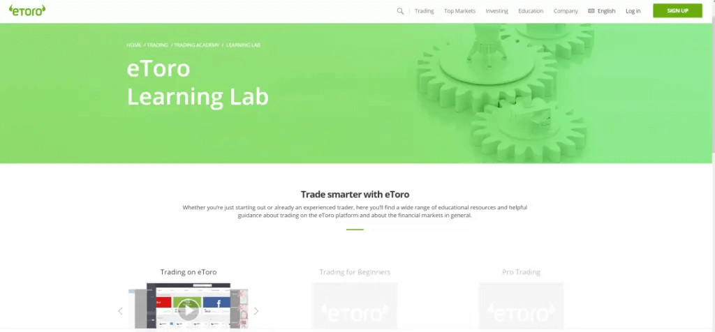 etoro trading academy learning lab